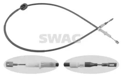 10 92 6466 SWAG Трос, стояночная тормозная система